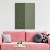 Moss Green Split Texture toile étirée (Insitu(Salon))