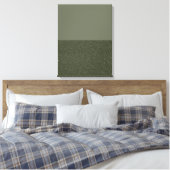 Moss Green Split Texture toile étirée (Insitu(Chambre))