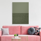 Moss Green Split Texture toile étirée (Insitu(Salon))
