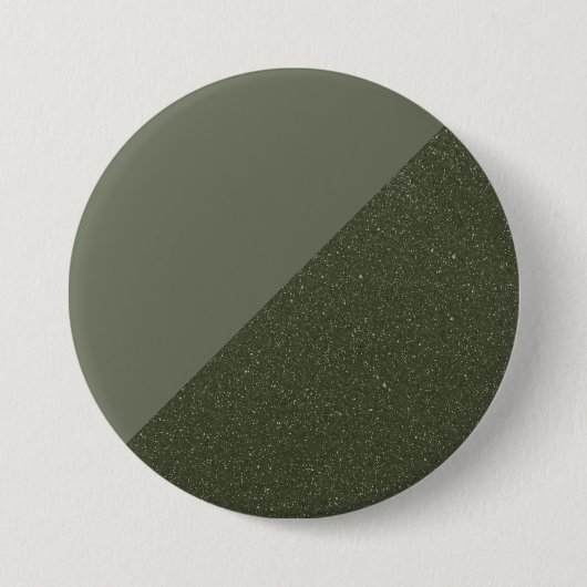 Moss Green Split Textuur Custom Button (Voorkant)