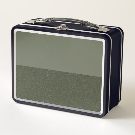 Moss Green Split Textuur Metalen Doos – (Voorkant)