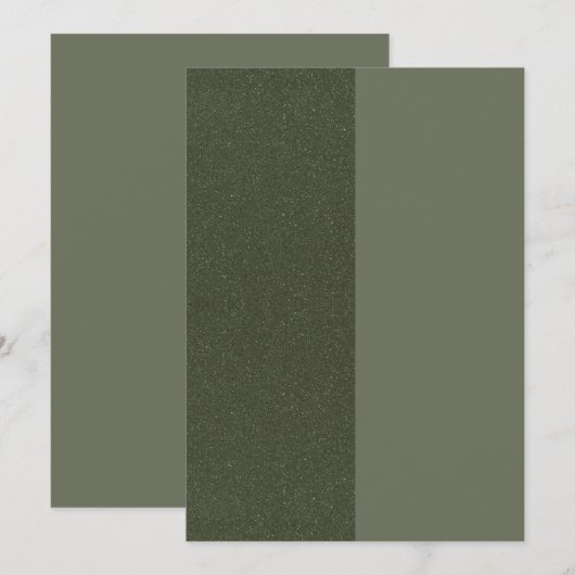 Moss Green Split Textuur Plat Programma – Aanpasse (Voorkant / Achterkant)