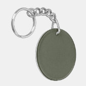 Moss Green Texture Acryl Sleutelhanger – (Voorkant Links)
