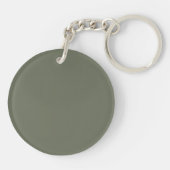 Moss Green Texture Acryl Sleutelhanger – (Achterkant)