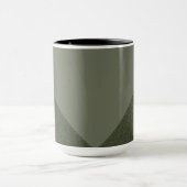 Moss Green + Texture Coffee Mok (Midden)