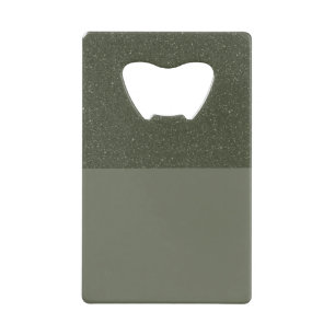 Moss Green Two-Tone Bottle Opener – Kredietkaart Flessenopener