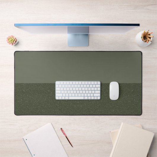 Moss Green Two-Tone Desk Mat –  (Kantoor 1)