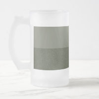 Moss Green Two-Tone Frosted Beer Mok – Aanpassen