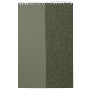 Moss Green Vertical Split Calendar – Aangepast Kalender