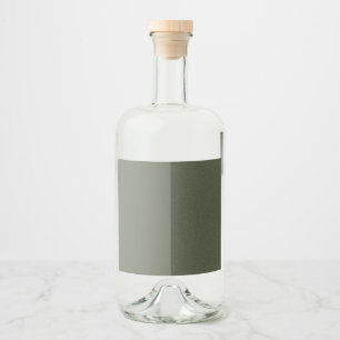 Moss Groen Flessenlabel – Lawaaierige Textuur Onde Likeurfles Etiket