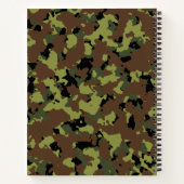 Moss Groene Militaire Camo Notitieboek (Achterkant)