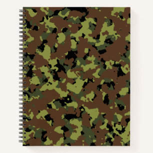 Moss Groene Militaire Camo Notitieboek