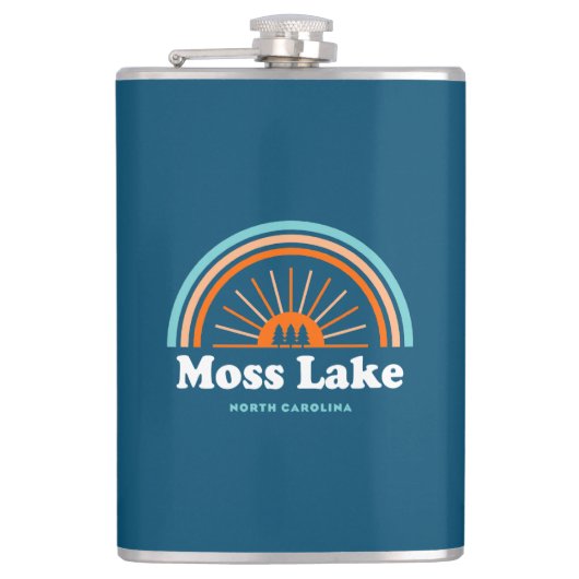 Moss Lake North Carolina Rainbow Heupfles (Voorkant)
