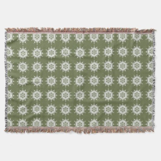 Moss Mandala Deken (Voorkant)