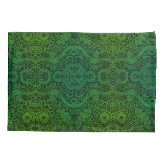 Moss Mirrored Coils Kussensloop (Achterkant)