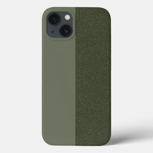 Moss personnalisé Green iPhone 13 Coque - Fraction (Verso)