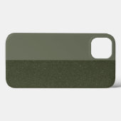 Moss personnalisé Green iPhone 13 Coque - Fraction (Verso (horizontal))