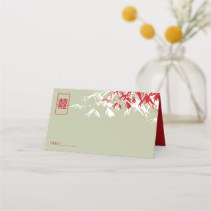Moss & Red Bamboo laat dubbelXi Chinese bruiloft o
