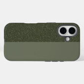 Moss Split iPhone 16 Coque - Matte & Speckled (Verso (horizontal))