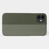 Moss Split-Tone Green iPhone 11 Coque - Personnali (Dos (Horizontal))