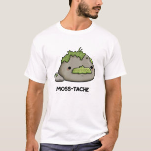 Moss-tache Funny Mustache Pun T-shirt
