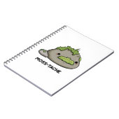 Moss-tache Grappige Snor Grap  Notitieboek (Linkerzijde)