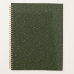 Moss texturé Vert personnalisé Planificateur hebdo