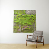 Moss wall green rock texture wandkleed (In situ)