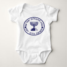 Mossad (הַ וֹ סָ ‎) Logo zegel