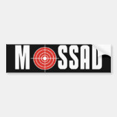 Mossad Bumpersticker (Voorkant)