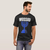Mossad Israel Secret Service Tel Aviv Meno T-shirt (Voorkant volledig)