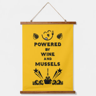 Mossel- & Zeevoedsel Festival Hangend Wandkleed