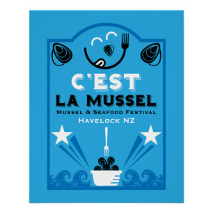 Mossel- & Zeevoedsel Festival Perfect Poster