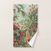 Mosses, Muscinae Laubmoose par Ernst Haeckel (Serviette à main)