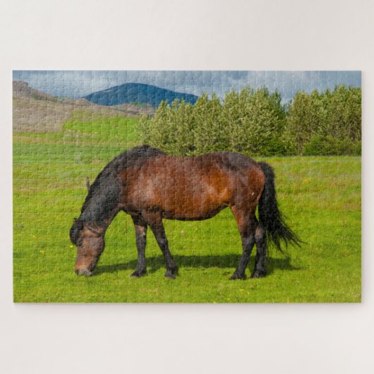 Mossfellsbaer IJslandse paarden Legpuzzel (Horizontaal)