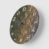 Mossy Bark Camo Ronde Klok (Hoek)