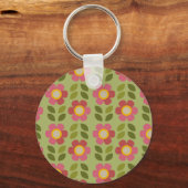 MOSSY BLOOM - Bloemsleutelhanger Sleutelhanger (Voorkant)