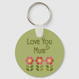 MOSSY BLOOM - Floral Key Ring Moederdag Sleutelhanger