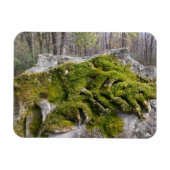 Mossy Broken Headstone Magneet (Horizontaal)
