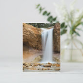 Mossy Cave Waterfall Briefkaart (Staand voorkant)