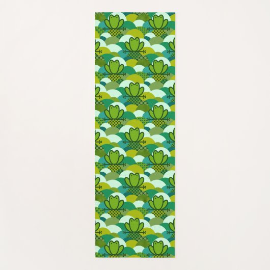 Mossy frog yogamat (Voorkant)