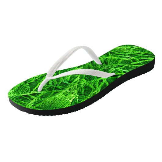 Mossy Grass Teenslippers (Schuin)