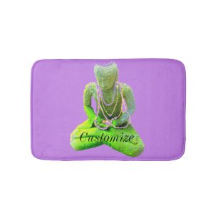 Mossy Green Buddha Meditating Thunder_Cove Badmat