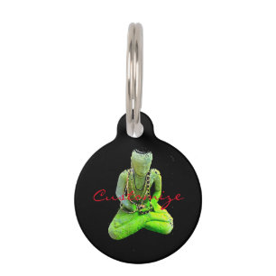 Mossy Green Buddha Meditating Thunder_Cove Huisdierpenning