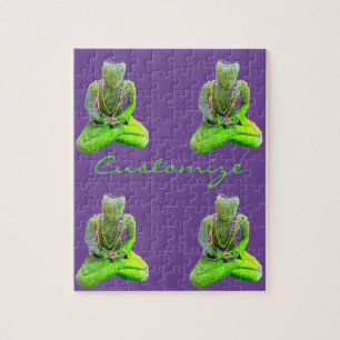 Mossy Green Buddha Meditating Thunder_Cove Legpuzzel