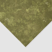 Mossy Green Foliage Tissue Paper Tissuepapier (Detail)
