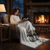 Mossy Moose Wildlife Portrait, op maat Deken