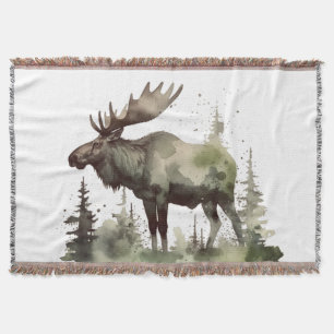 Mossy Moose Wildlife Portret Deken