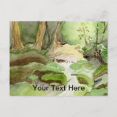 Mossy Mountain Stream Briefkaart (Voorkant)