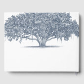 Mossy Oak Tree in Blue Mariage Livre d'or (Verso)